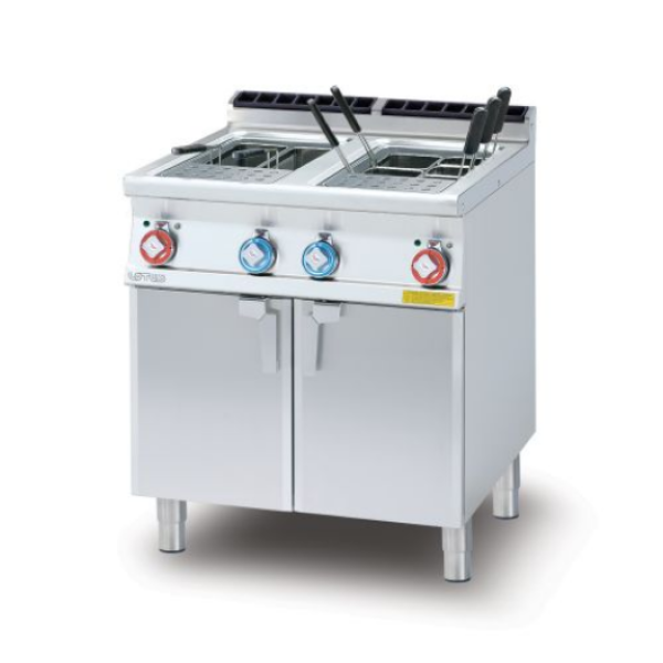 Βραστήρας ζυμαρικών επιδαπέδιος ηλεκτρικός 25+25 lt